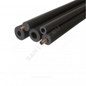 Трубка вспененный полиэтилен BLACK STAR толщина 6 мм L=2м Тмакс=95°C черная Energoflex