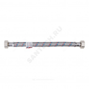 Подводка гибкая для воды нержавеющая оплетка 3/4" г-г ГИГАНТ AQUALINE