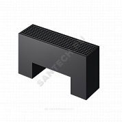 Конвектор напольный STEP 3-N-BL-LG-BL 180х180х600 бок/п Noir Sable (черный) Heaton