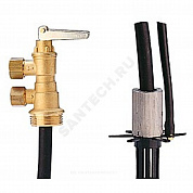 Клапан аварийный угловой N16G 1"х(8-10-12)х3200 мм с трубкой Giacomini N16GY003