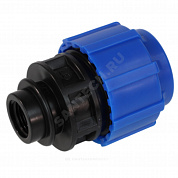 Муфта компрессионная ПЭ Дн 63х2" ВР Ру16 ТПК-АКВА 52006302