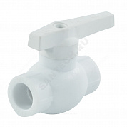 Кран шаровой PP-R белый Дн 50 внутренняя пайка VALFEX 10144050