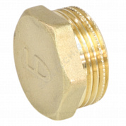 Заглушка латунь Ду 50 (2") НР LD LD.65.505.50