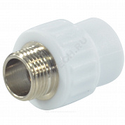 Муфта PP-R комбинированная белая Дн 32х3/4" НР VALFEX 10130132