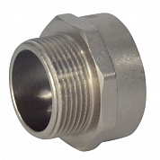 Ниппель латунь никель переходной Ду 40х32 (1 1/2"х1 1/4") НР SantechSystems .