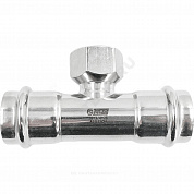 Тройник сталь нерж AISI 304 Дн 28х3/4"х28 пресс/ВР SantechSystems