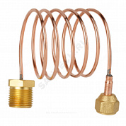 Трубка капиллярная медь ВР/НР G1/4"х1/2" L=1,0м ЭКОМЕРА КТ-1/4F-1/2G-1