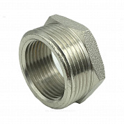 Футорка латунь никель Ду 20х15 (3/4"х1/2") НР/ВР SantechSystems .