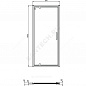 Дверь душевая CONNECT 2 PV Pivot Ideal Standard