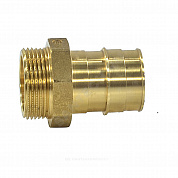 Муфта для PE-X труб радиальная латунь Дн 40х1 1/2" НР GX107 Giacomini GX107Y077