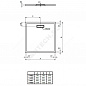 Поддон душевой акрил квадрат ULTRAFLAT NEW Ideal Standard
