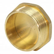 Заглушка латунь Ду 20 (3/4") НР VALFEX VF.583.L.034