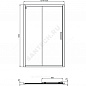 Дверь душевая CONNECT 2 Sliding door Ideal Standard