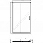 Дверь душевая CONNECT 2 Sliding door Ideal Standard