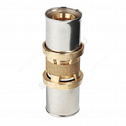 Муфта для МП/PE-X труб латунь пресс Дн 32 RM102 Giacomini RM102Y011