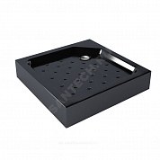 Поддон душевой акриловый квадрат Universal BLACK N 900х900х160 с противоскользящим покрытием МетаКам АПS_013576