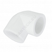 Угольник PP-R белый Дн 40х90гр PRO VALFEX 10108040-PRO