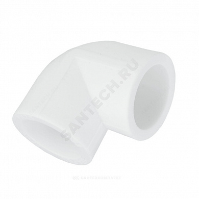 Угольник PP-R 90гр белый PRO VALFEX