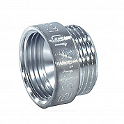 Удлинитель латунь хром Ду 20 (3/4") L=100мм ВР/НР SantechSystems