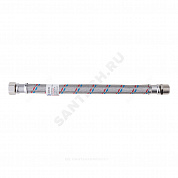 Подводка гибкая для воды нержавеющая оплетка ГИГАНТ 1/2" г-ш L=0.3м AQUALINE 04938