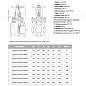 Задвижка сталь газ ЗКЛ2-25 30с64нж клиновая фл МЗТА