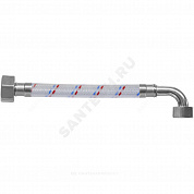 Подводка гибкая для воды нейлоновая оплетка ГИГАНТ 3/4"-1/2" г-г угл L=0.5м Центр Сантехники (Подольск) ГП002402