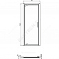 Дверь душевая CONNECT 2 PV Pivot Ideal Standard