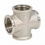 Крест латунь никель Ду 15 (1/2") ВР VALFEX VF.760.N.012