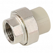 Муфта PP-R комбинированная разъемная серая Дн 32х1/2" ВР VALFEX 10155215Г