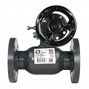 Кран шаровой сталь Jip-R Premium FF Ду 400 Ру16 фл с редуктором Ридан 065N0276GR