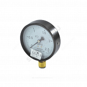 Манометр МД02 радиальный Дк100мм 0-2,5 МПа кл.1,5 G1/2" ЭКОМЕРА МД02-100-G-2,5МПа-ЭИ .