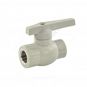 Кран шаровой PP-R серый Дн 32х1" ВР VALFEX 10144132Г