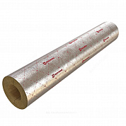 Цилиндр вырезной минеральная вата ROCKWOOL 80 кашированный армированной фольгой 25/25 L=1м ROCKWOOL 331932