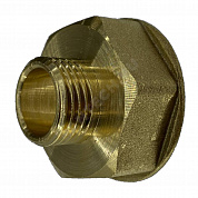 Переход латунь реборда Ду 15х10 (1/2"х3/8") ВР/НР LD LD.65.509.15х10