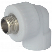 Угольник PP-R комбинированный белый Дн 32х1/2" НР VALFEX 10126232