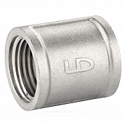 Муфта латунь никель Ду 25 (1") ВР/ВР LD LD.67.502.25