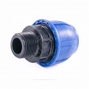 Муфта компрессионная ПЭ Дн 63х1 1/4" НР Ру10 RTP (РосТурПласт) 22067