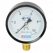 Манометр ДМ02-100 радиальный Дк100мм -1-1,5 бар кл.1,5 G1/2" Метер