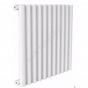 Радиатор трубчатый Гармония А40 1-300 11 секций с т/клапаном с нижней подводкой прав ВР G 1/2" с кронштейнами RAL 9016 (Белый) КЗТО