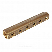 Коллектор латунь 1 1/4" ВР/ВР на 2 вых 3/4" ВР м/о 70мм R551 Giacomini R551Y102