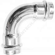 Отвод сталь нерж AISI 304 90гр Дн 15 пресс SantechSystems